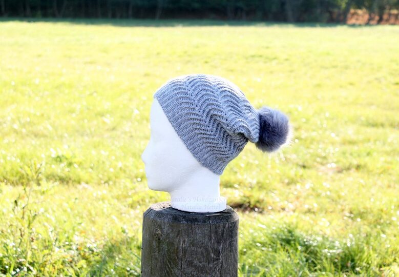 Beanie mit Zick-Zack-Muster (alle Gr.)