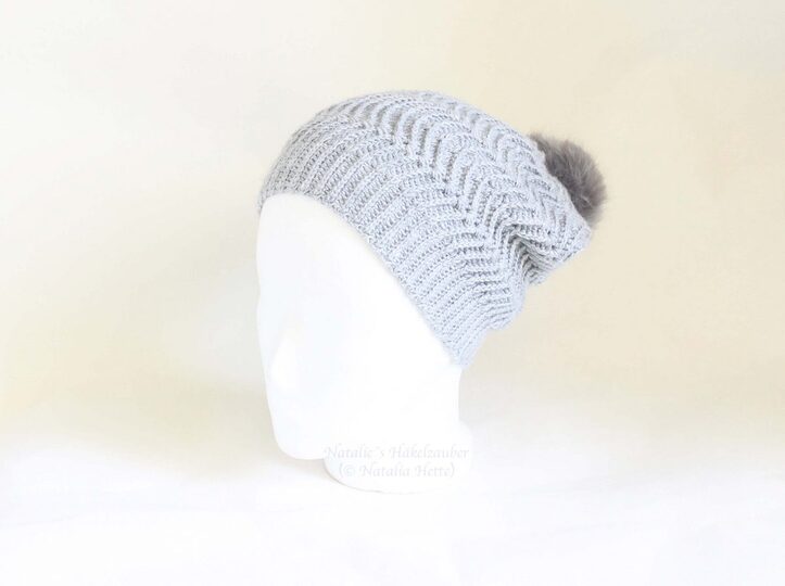 Beanie mit Zick-Zack-Muster (alle Gr.)