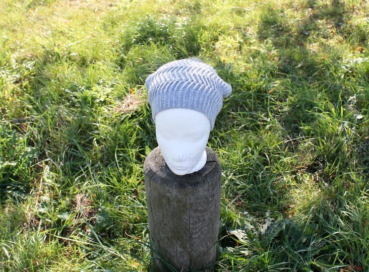 Beanie mit Zick-Zack-Muster (alle Gr.)