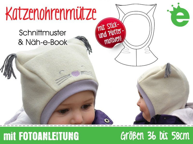 Katzenohrenmütze: Schalmütze Gr. 36-58 E-Book