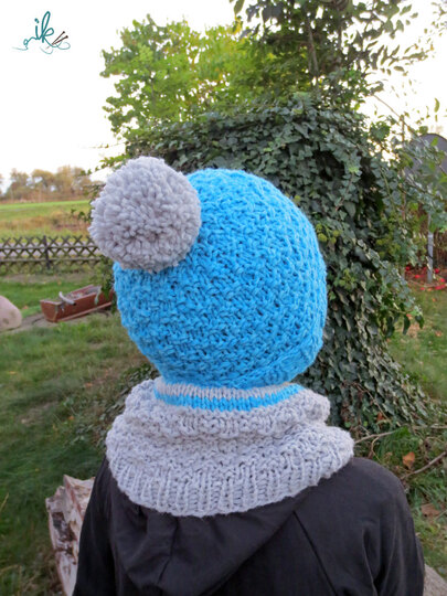 Strickanleitung Henri Kindermütze und Loop