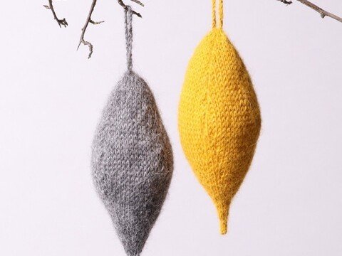 Ovale Weihnachtskugel