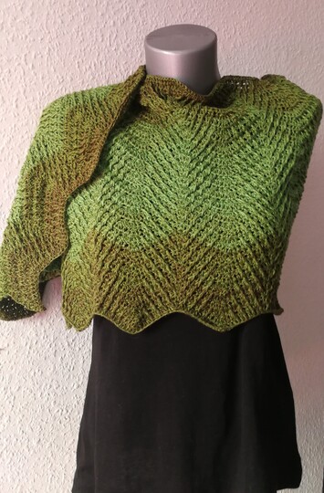 Häkelanleitung Stola "Wave"