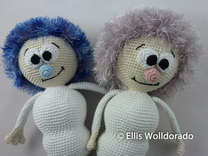 Eiszapfen-Wichtel XXL, Amigurumi, Häkelanleitung