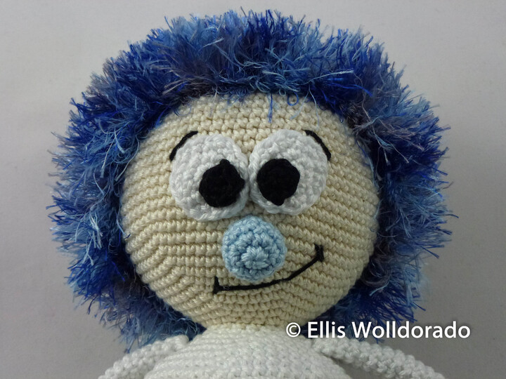 Eiszapfen-Wichtel XXL, Amigurumi, Häkelanleitung