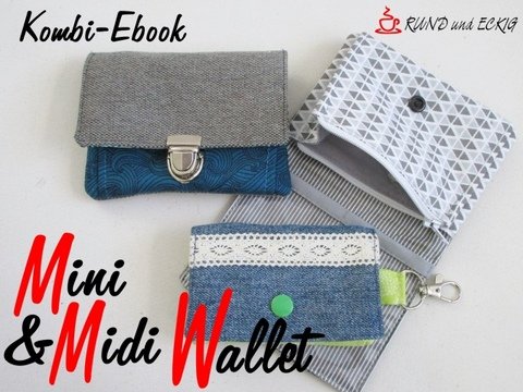 Geldbörsen "Mini&MidiWallet" - Kombi-Anleitung