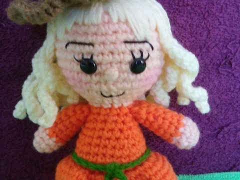 Crochet pattern of Lilly, the witch girl PDF by ternura amigurumi english