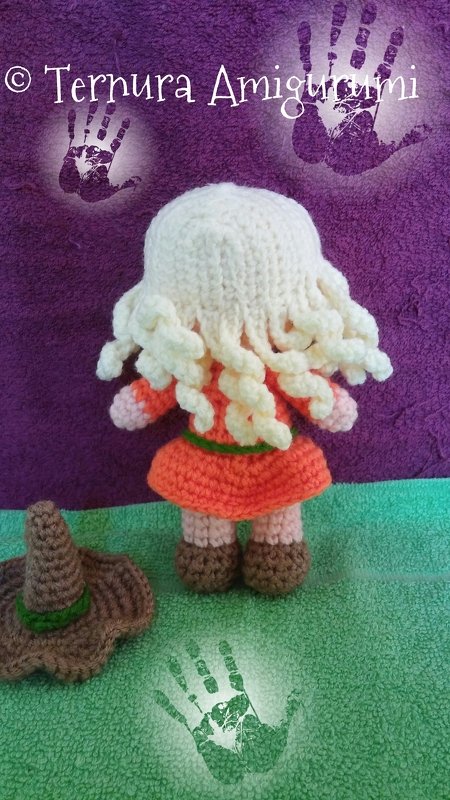 Crochet pattern of Lilly, the witch girl PDF by ternura amigurumi english - Image 2