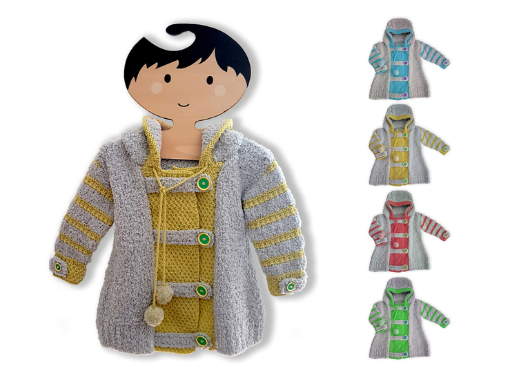 Joyful Hoodie Coat for 0 - 7 year olds