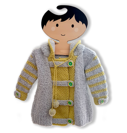 Joyful Hoodie Coat for 0 - 7 year olds