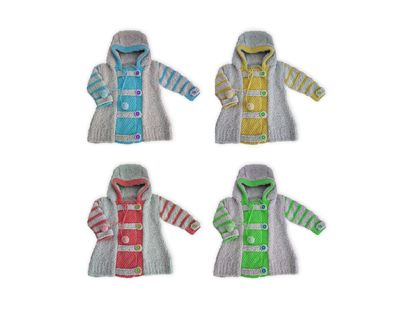 Joyful Hoodie Coat for 0 - 7 year olds