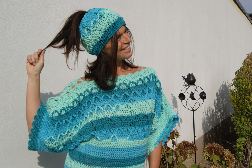 Set Häkelpulli und Mütze LOLLYPOP (für alle Größen)