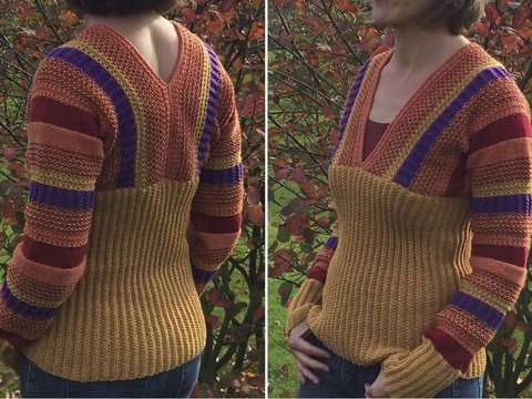 Strickanleitung für Pulli "Traumwelten"