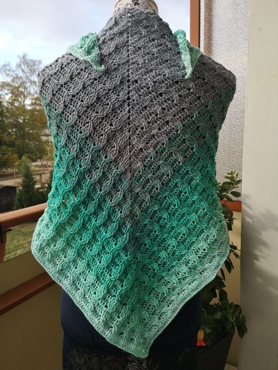 Dreieckstuch "Sideria", Häkelanleitung