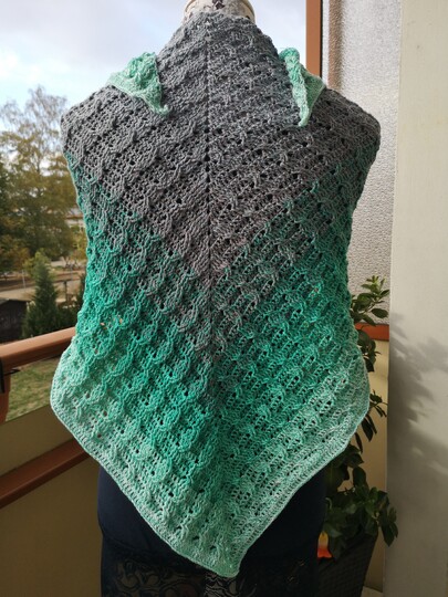 Dreieckstuch "Sideria", Häkelanleitung