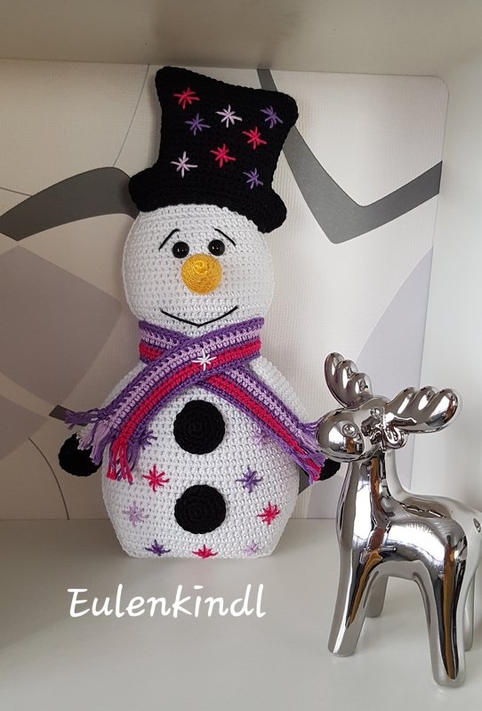 Häkelanleitung Schneemann "Fritz"