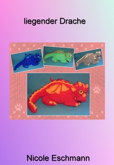 Liegender Drache Amigurumi