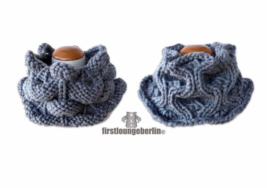 Bubble Wende-LOOP Strickanleitung - UNISEX Strickloop - von firstloungeberlin