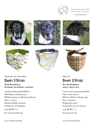 PDF Dog Training pack Sewing patterns