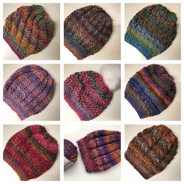 Strick-Anleitung 1 Mütze - 9 Muster