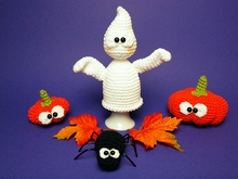 Häkelanleitung Halloween Tischdeko - PDF Datei