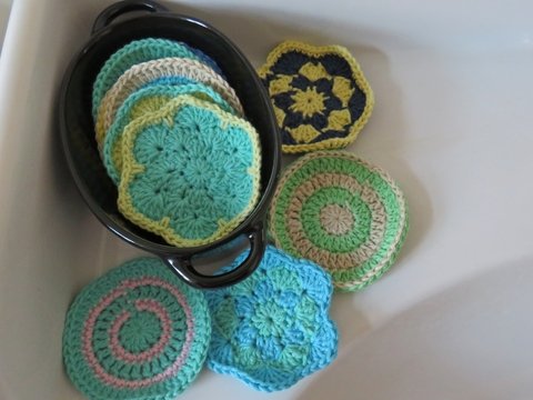 Kosmetik- Pads in drei Varianten