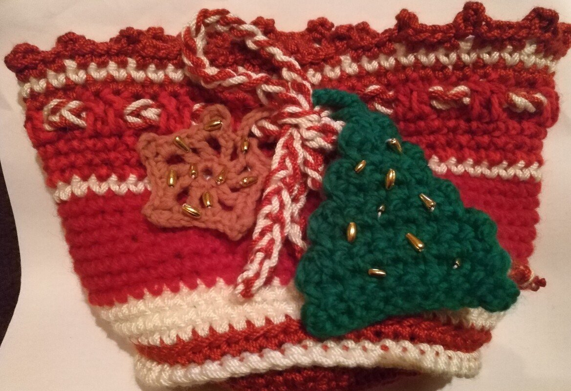 Häkelkörbchen , Geschenkskörbchen für Weihnachten - Bild 6