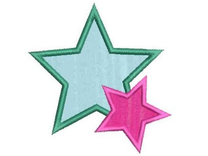 Stickdatei Sterne 7erlei für den 10x10cm Rahmen