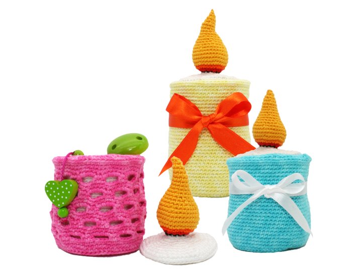 Befüllbare Kerze - Füll-Kerze - Häkelanleitung