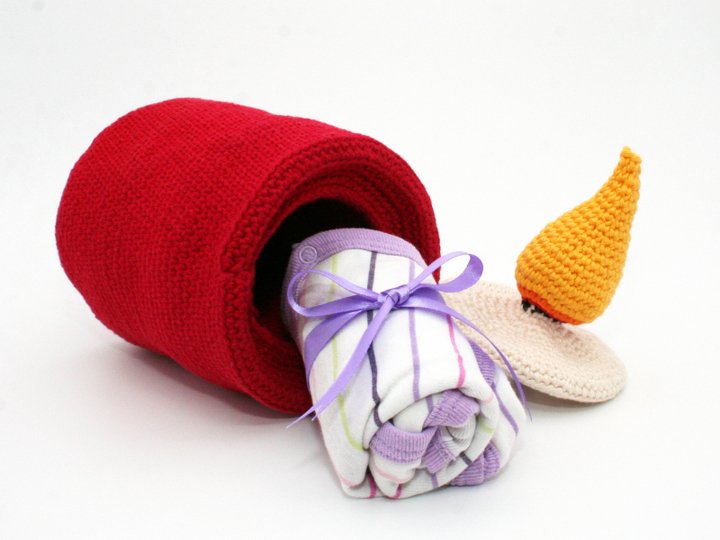 Befüllbare Kerze - Füll-Kerze - Häkelanleitung