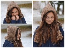 - SUE - Pixiemütze häkeln, Pixie Mütze, Elfenmütze, Kapuze, alle Größen und mit jeden Material anzupassen, Größentabelle