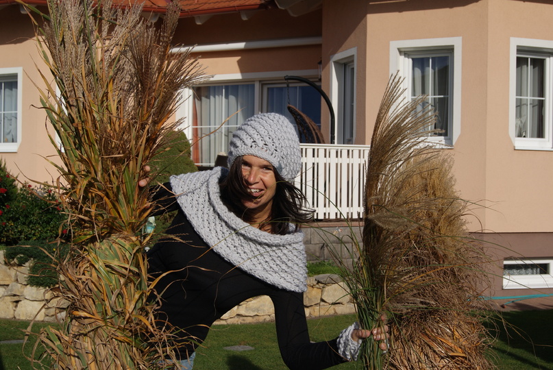 Häkelset SPIRALI Beanie / Schulterwärmer / Stulpen (ink. Größentabelle)