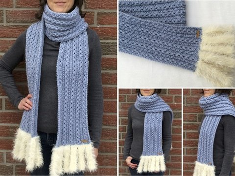 Strickanleitung für Schal "Wolkenzauber"