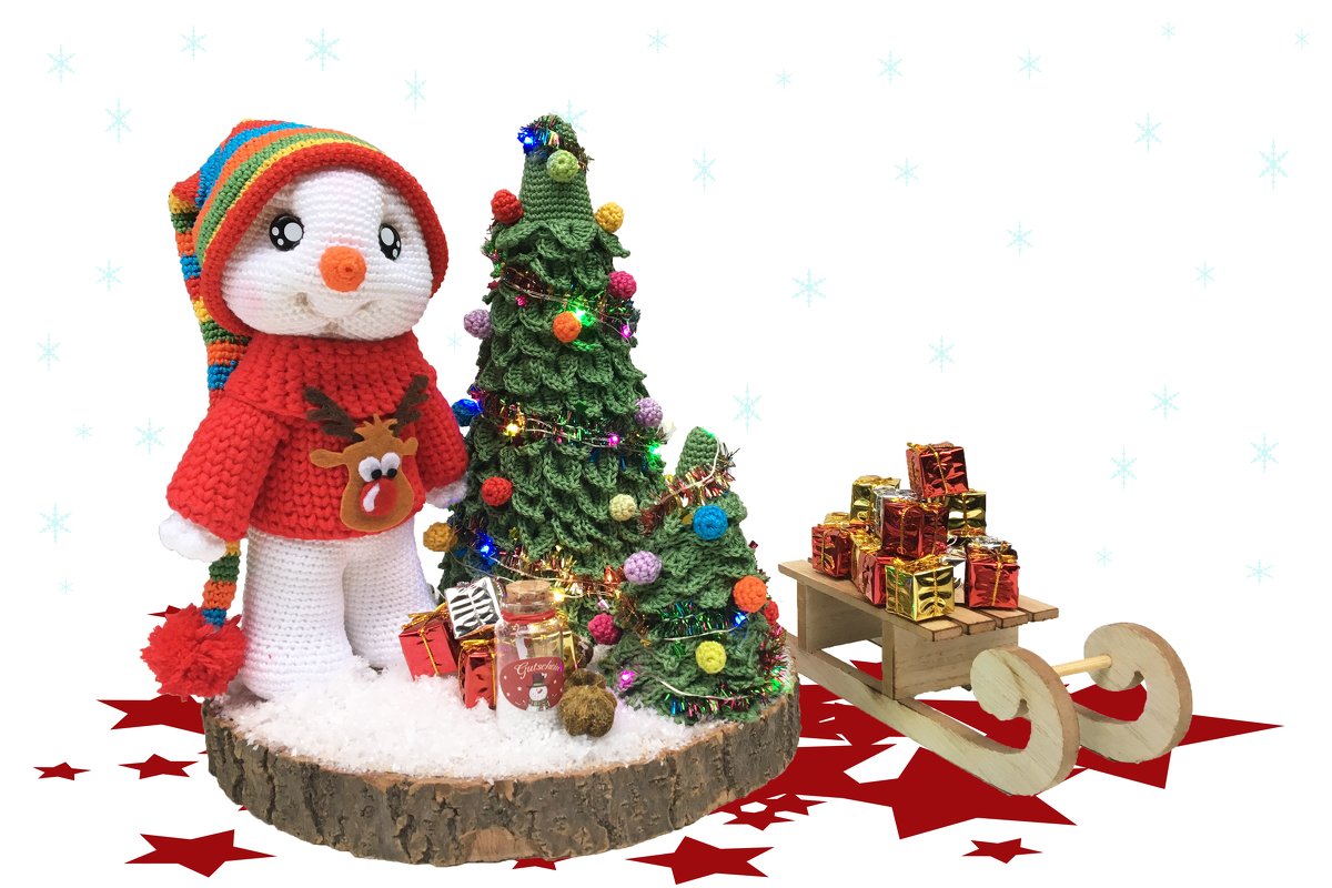 Snowman Pattern Amigurumi