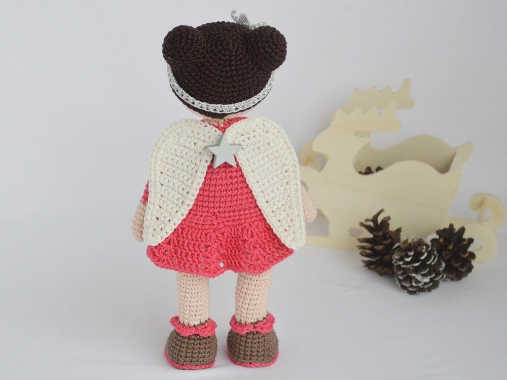 Crochet Pattern Guardian Angel Doll "Mariella"