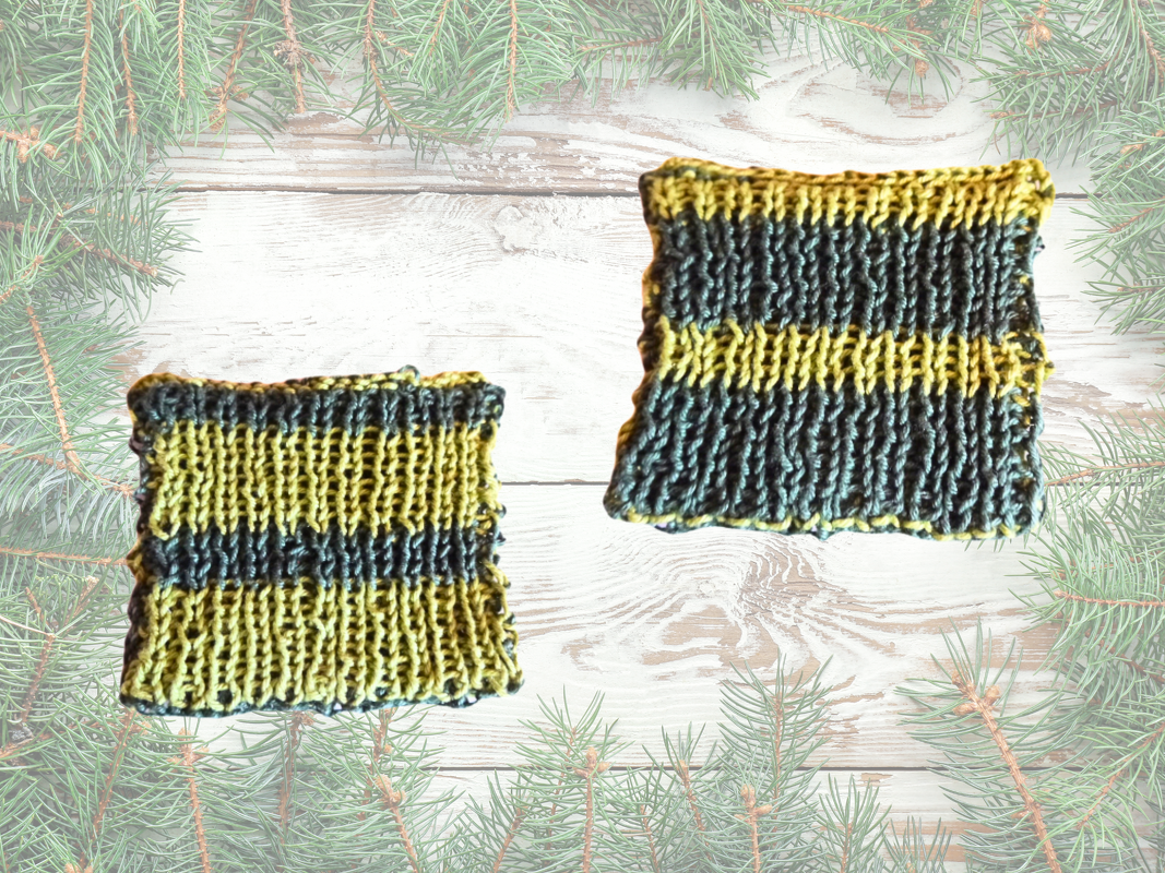 Tutorial für fortgeschrittene Stricker: Rippenmuster Oneori in Doubleface