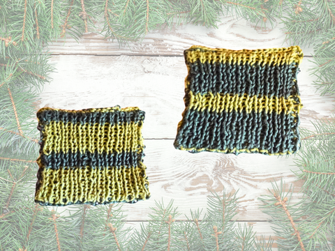 Tutorial für fortgeschrittene Stricker: Rippenmuster Oneori in Doubleface