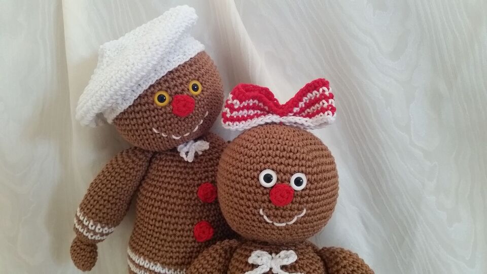 Häkelanleitung - Lina & Linus Lebkuchen