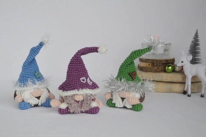 Crochet Pattern Mini-Gnome "Alfons"