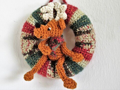 Mini-Türkranz, Fensterkranz Elch