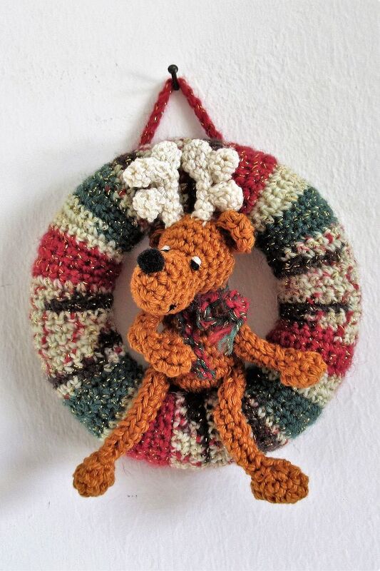 Mini-Türkranz, Fensterkranz Elch - Bild 4