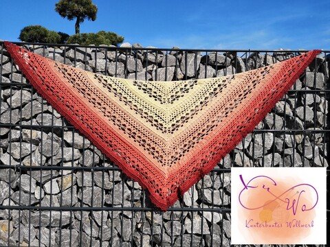 Gehäkeltes Dreieckstuch
