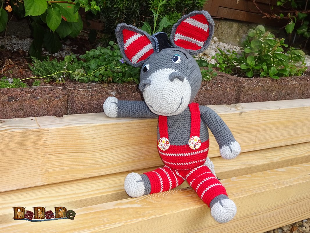 Esel Eduard, die etwas andere Spieluhr  – Häkelanleitung von DaDaDe - Bild 9