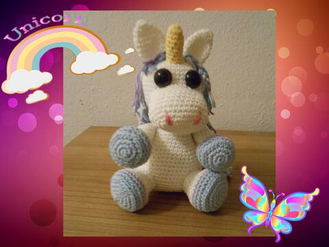 Häkelanleitung Einhorn Flocke