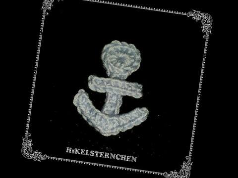 Häkelanleitung "Anker" - schnelle, einfache Applikation - mega süß