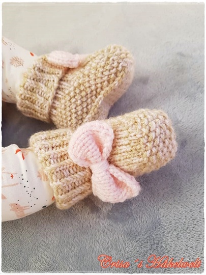 Strickanleitung Babyboots "Cuteness" in allen Größen strickbar!