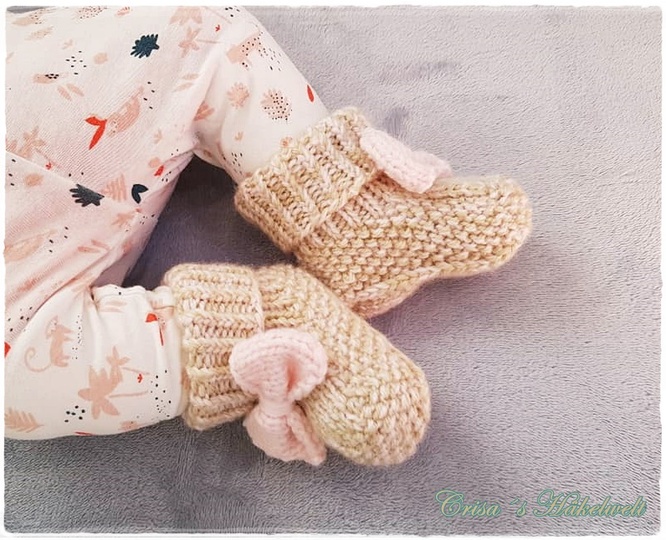 Strickanleitung Babyboots "Cuteness" in allen Größen strickbar!