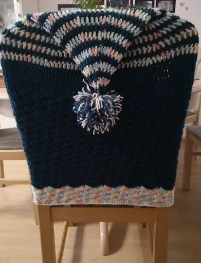 Stuhlhusse (2 verschiedene Muster) Größe anpassbar, Häkelanleitung