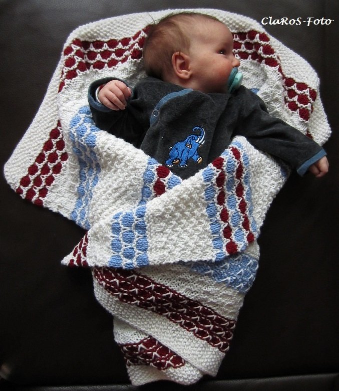Strickanleitung Babydecke "Babywarm" - Bild 2