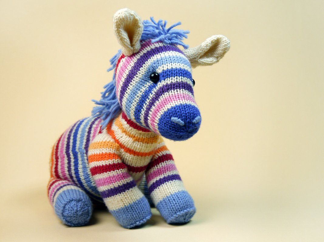 Regenbogen-Zebra Nora, Strickanleitung - Bild 8